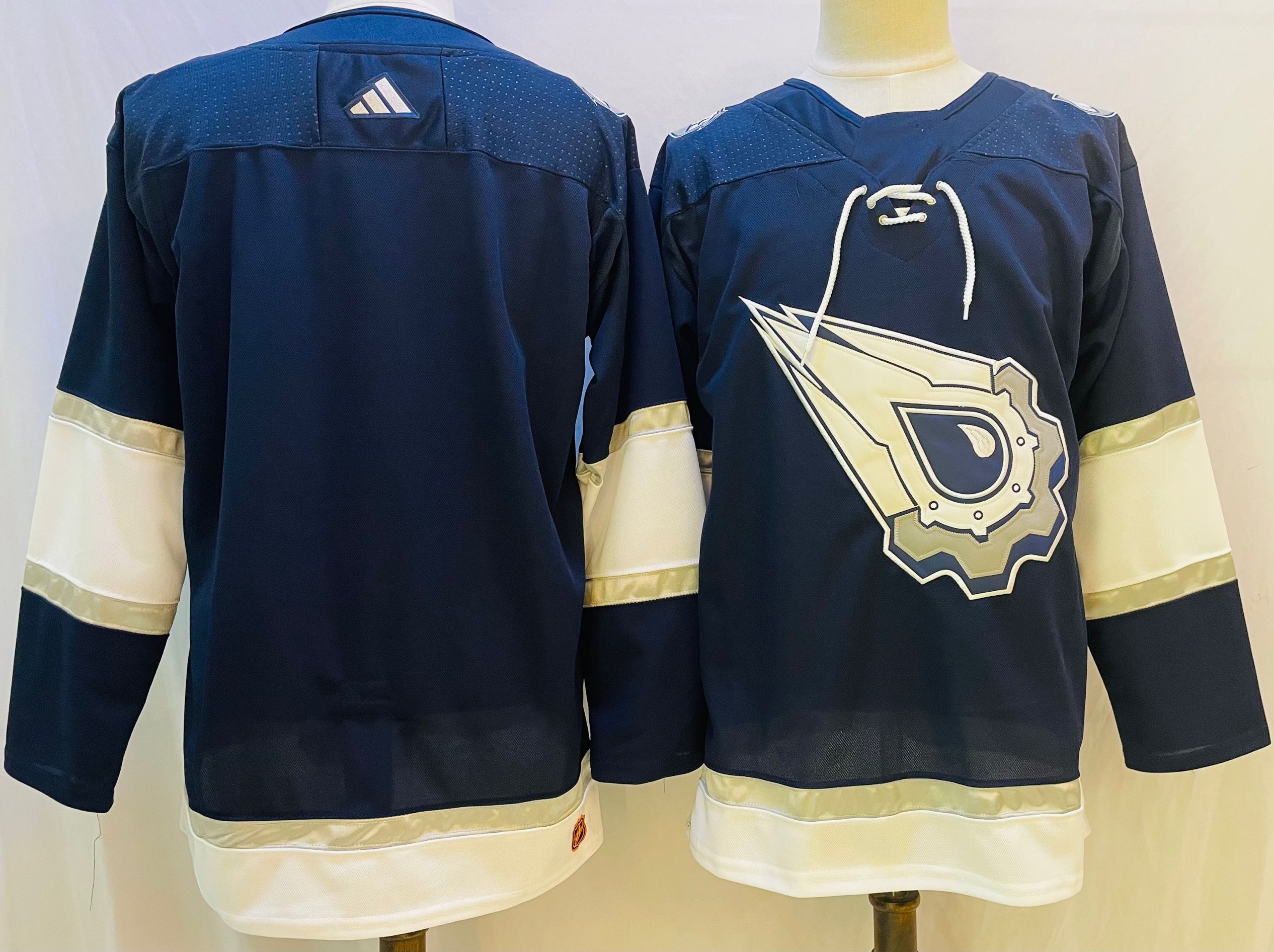 Men Edmonton Oilers Blank Blue Throwback 2022 Adidas NHL Jersey